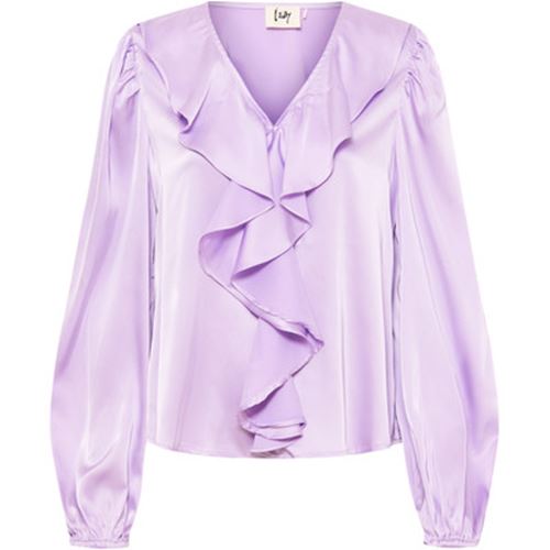 Blusar/Skjortor - Steff flounce blouse – Purple light